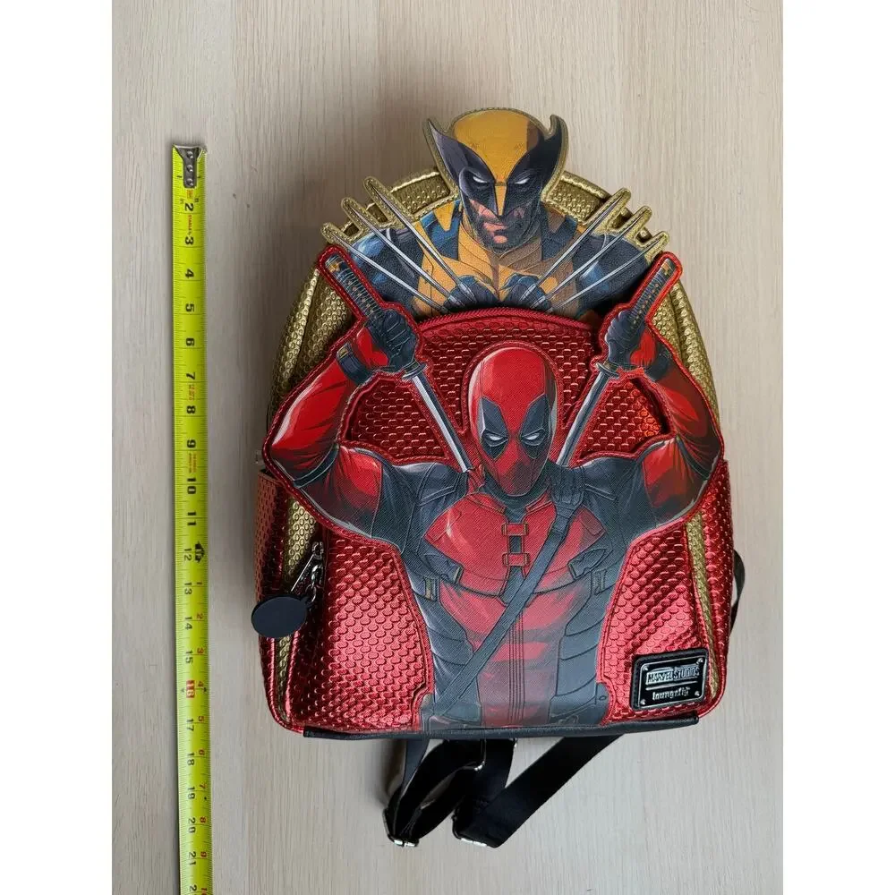 Rare Deadpool vs Wolverine Loungefly Backpack from D23 - NWT